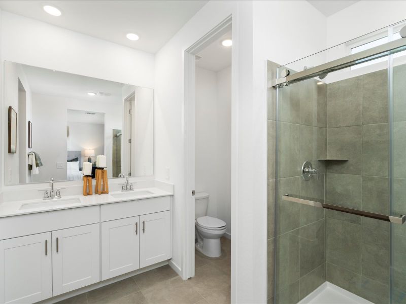 Bathroom in the Jubilee Floorplan at Silva Farms