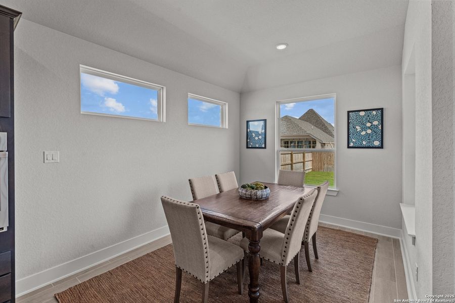 Furnished interior view inside a new home in Alsatian Oaks, Castroville (Image 12). Furnished interior view inside a new home in Alsatian Oaks, Castroville (Image 12).