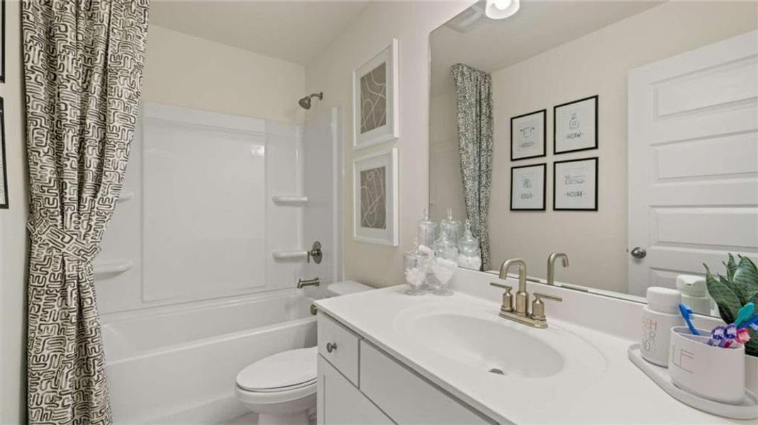 Furnished interior view inside a new home in The Gates at Pates Creek, Hampton (Image 46).