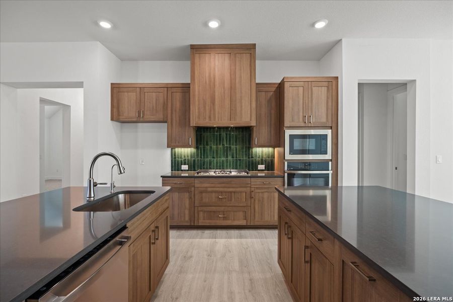 Furnished interior view inside a new home in Village at Three Oaks, Seguin (Image 8).