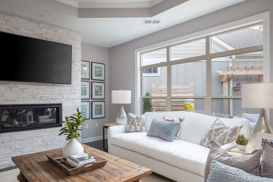 Representative furnished interior of a home built from the Promenade III by NewStyle Communities in 1776 Gastonia, Gastonia (Image 4).