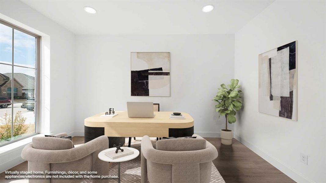 Furnished interior view inside a new home in Devonshire, Forney (Image 13).