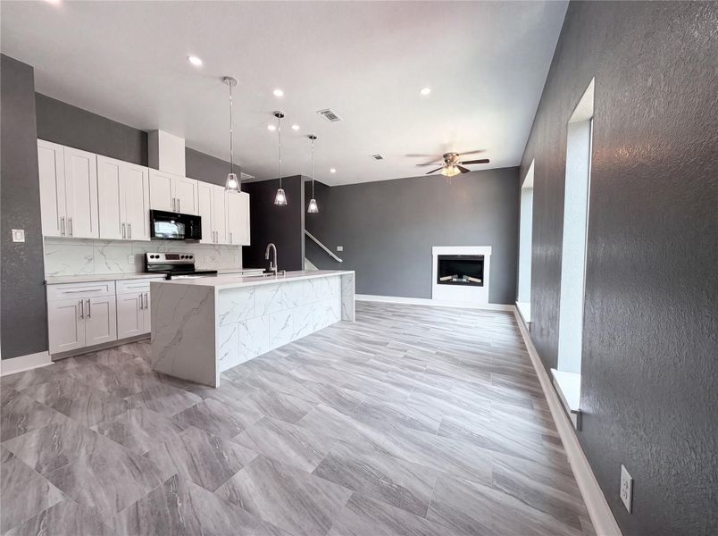 Furnished interior view inside a new home in , Houston (Image 3).