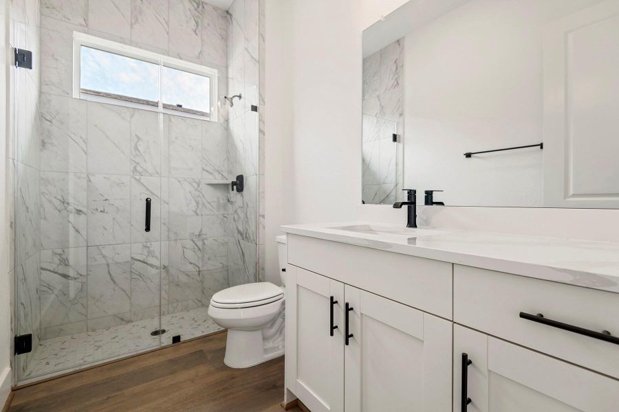 Furnished interior view inside a new home in Hallimore Ranch, Rosenberg (Image 11).