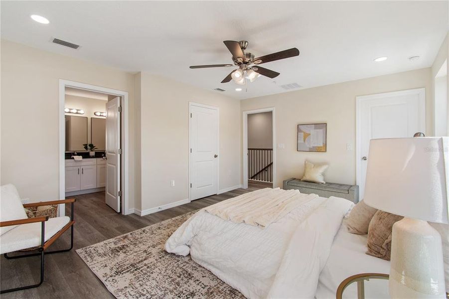 Furnished interior view inside a new home in , Tampa (Image 9).