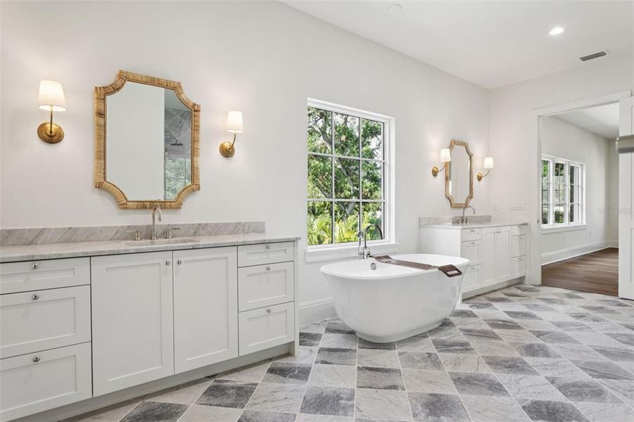 Furnished interior view inside a new home in , Tampa (Image 15). Furnished interior view inside a new home in , Tampa (Image 15).