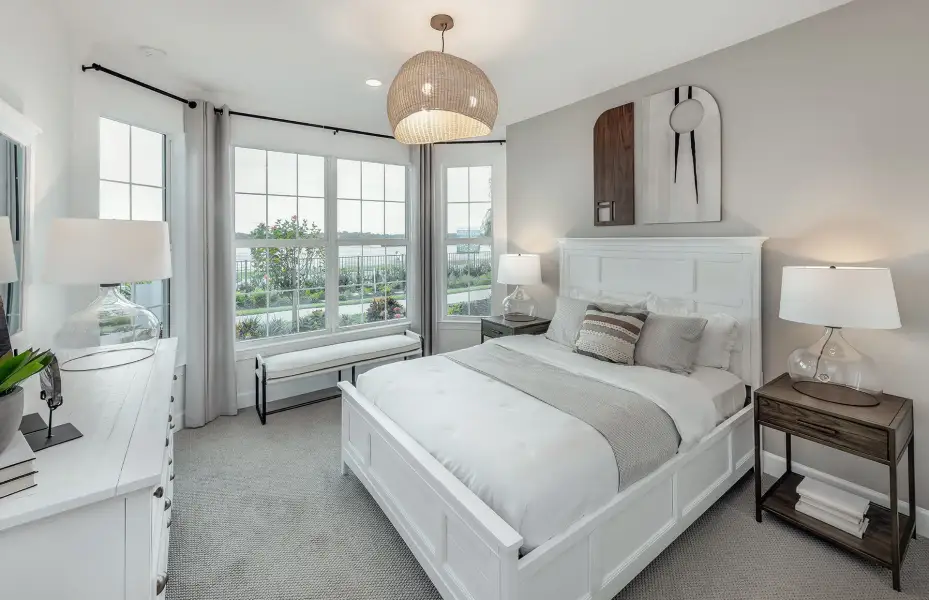 Furnished interior view inside a new home in Del Webb Oak Creek, North Fort Myers (Image 4).