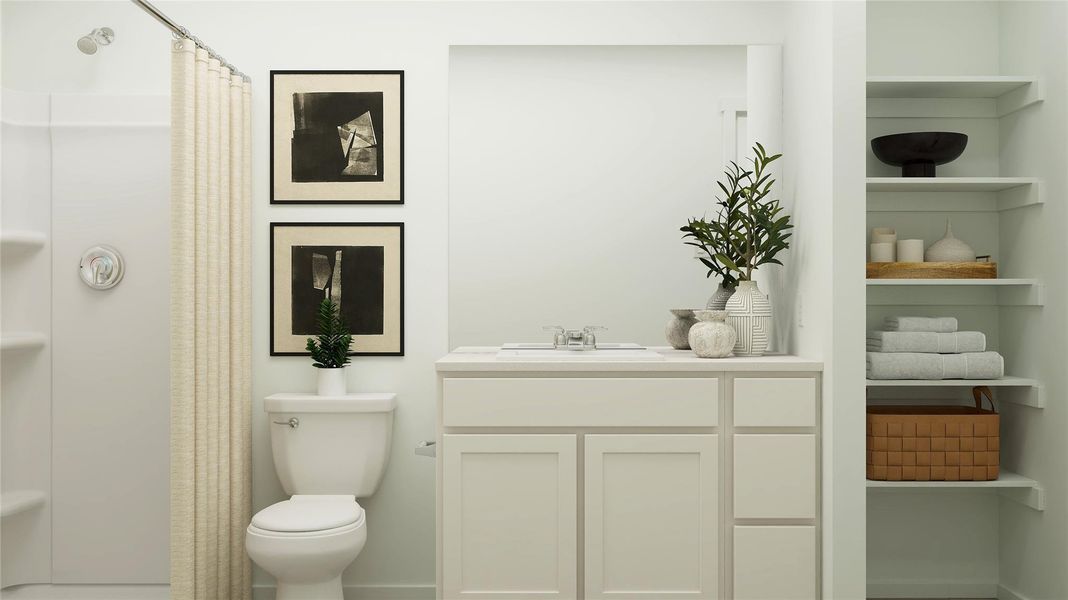 Furnished interior view inside a new home in Santa Fe Village, Cleveland (Image 3).