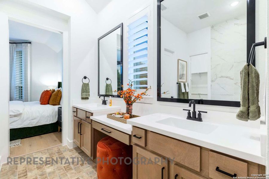 Furnished interior view inside a new home in Alsatian Oaks: 60ft. lots, Castroville (Image 32). Furnished interior view inside a new home in Alsatian Oaks: 60ft. lots, Castroville (Image 32).