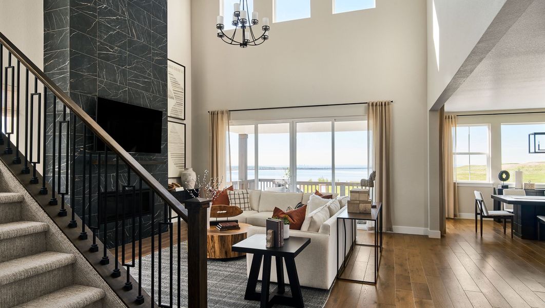 Representative unfurnished interior of a home built from the Vail by Taylor Morrison in Parterre Destination Collection, Thornton (Image 16).