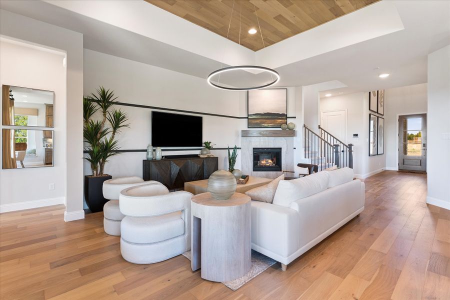 Furnished interior view inside a new home in Walton Ridge, Corinth (Image 10).