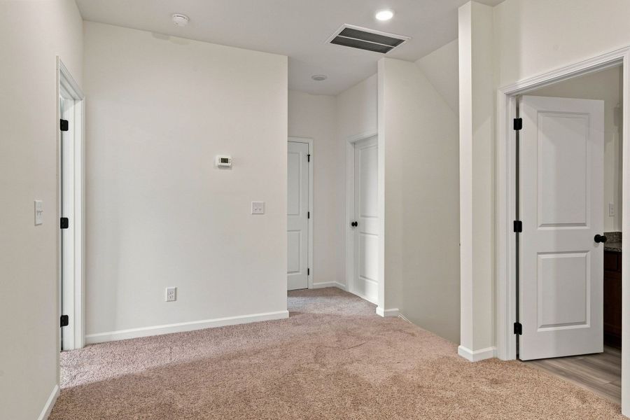 These pictures are of another unit of the same floor plan. Design selections will vary.