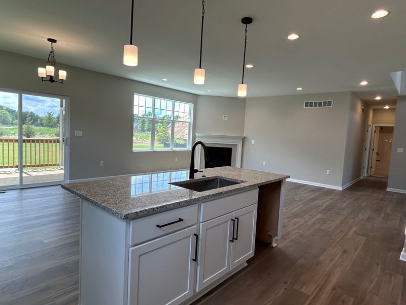 Furnished interior view inside a new home in Mystic Ridge, Whitmore Lake (Image 9).