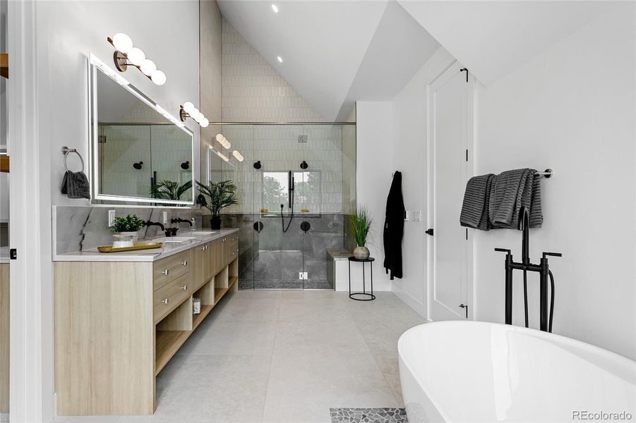 Furnished interior view inside a new home in , Denver (Image 13).