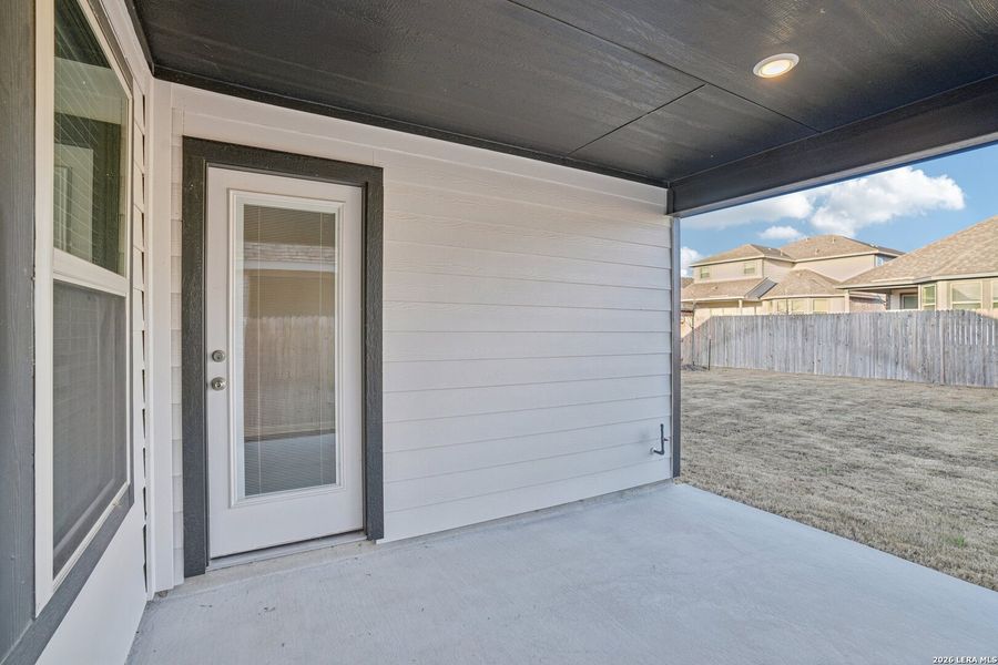 Exterior details and patio area of a home in Kallison Ranch, San Antonio (Image 21). Exterior details and patio area of a home in Kallison Ranch, San Antonio (Image 21).