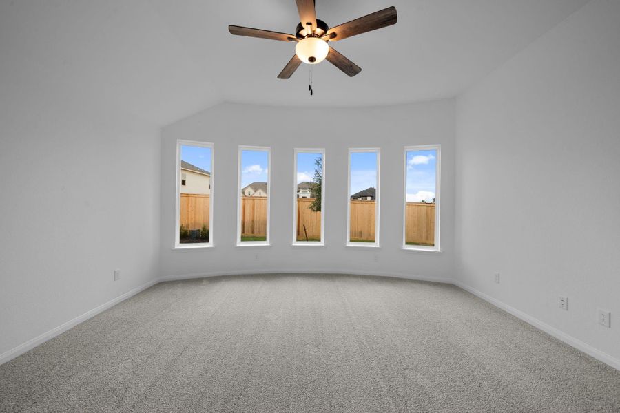 Spacious, unfurnished interior of a new home in Bridgeland, Cypress (Image 25).