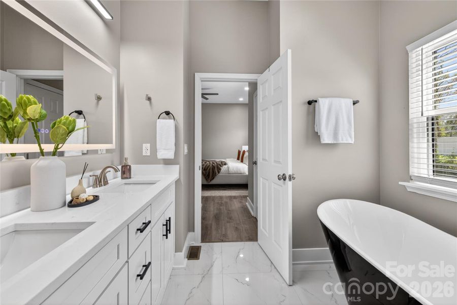 Furnished interior view inside a new home in , Bessemer City (Image 7).