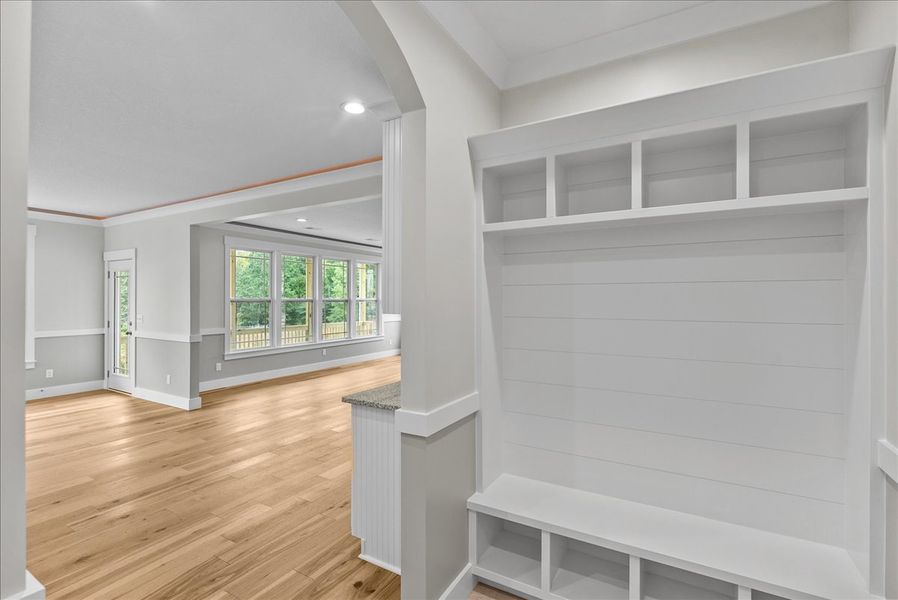 Representative unfurnished interior of a home built from the Emilia Elite by Enchanted Homes in Pointe Summit, Slater-Marietta (Image 33).