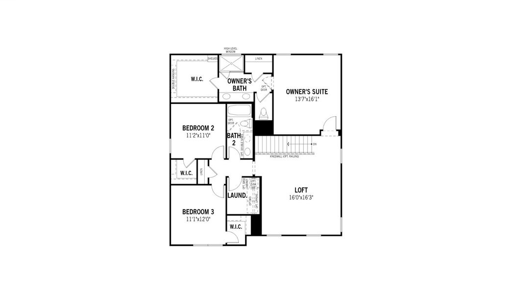 2D floor plan layout for the Sienna by Mattamy Homes in Rosewood Heights, San Tan Valley, AZ (Image 4). 2D floor plan layout for the Sienna by Mattamy Homes in Rosewood Heights, San Tan Valley, AZ (Image 4).