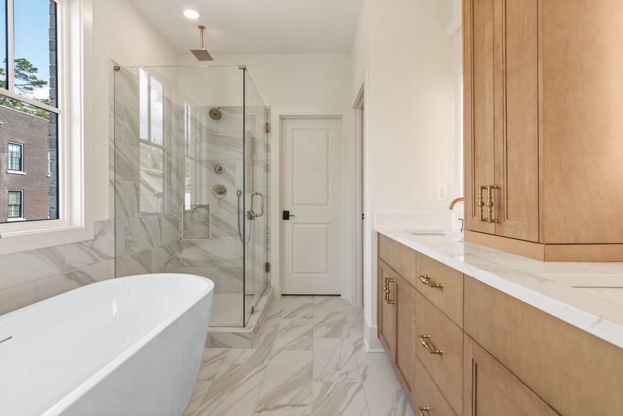 Representative furnished interior of a home built from the The McCollum by The Providence Group in Park Walke, Alpharetta (Image 16).
