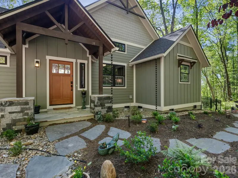 Exterior details and patio area of a home in , Hendersonville (Image 3).