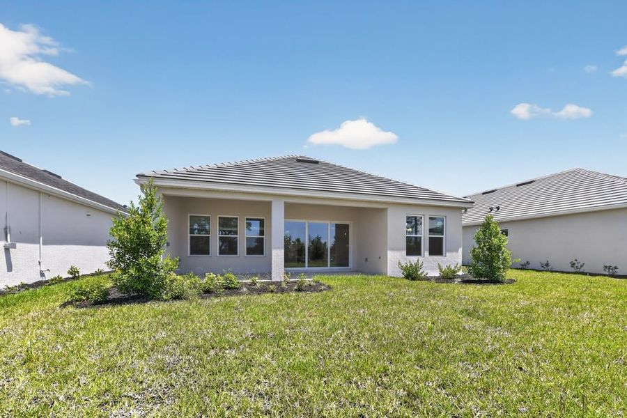 Representative exterior details of a home built from the Sereno by Taylor Morrison in Skye Ranch Community Group Page, Sarasota (Image 3). Representative exterior details of a home built from the Sereno by Taylor Morrison in Skye Ranch Community Group Page, Sarasota (Image 3).