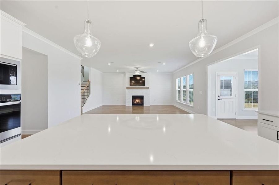 Furnished interior view inside a new home in Berkeley Mill, Cumming (Image 4). Furnished interior view inside a new home in Berkeley Mill, Cumming (Image 4).