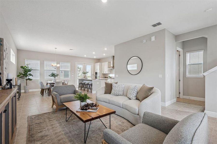Furnished interior view inside a new home in Laureate Park, Orlando (Image 16).