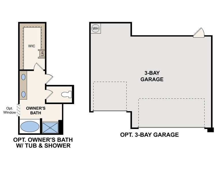 2D floor plan layout of this home in Summerwood Estates, Red Oak, TX (Image 4).