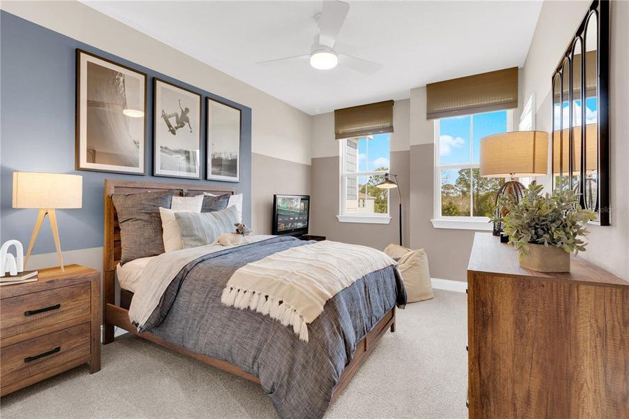 Furnished interior view inside a new home in , Winter Garden (Image 37). Furnished interior view inside a new home in , Winter Garden (Image 37).