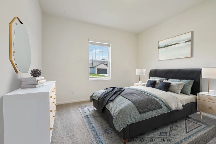Representative furnished interior of a home built from the Firefly by Starlight Homes in Cottonwood Creek, San Marcos (Image 7).
