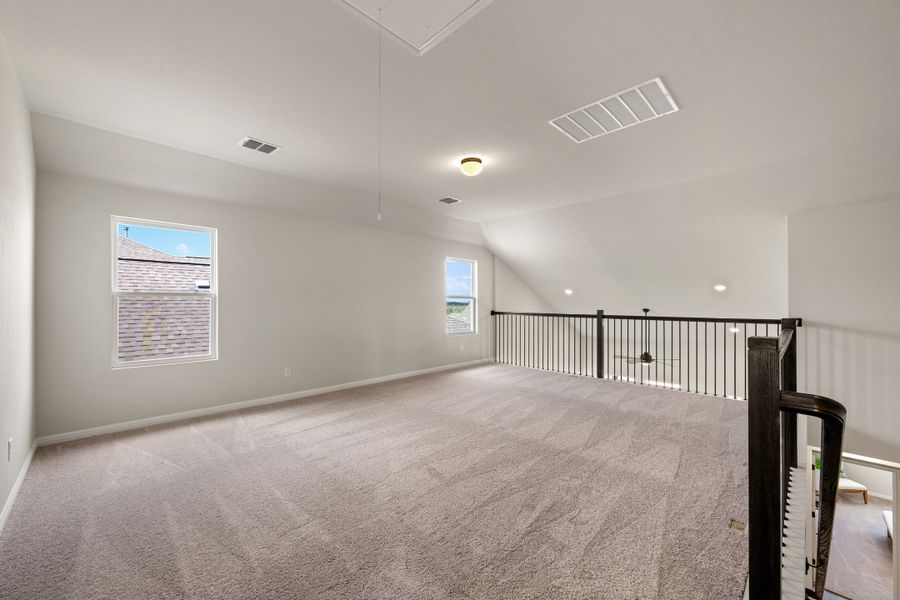 Representative unfurnished interior of a home built from the Granbury by Ashton Woods in The Trails at Carmel, Pflugerville (Image 46).