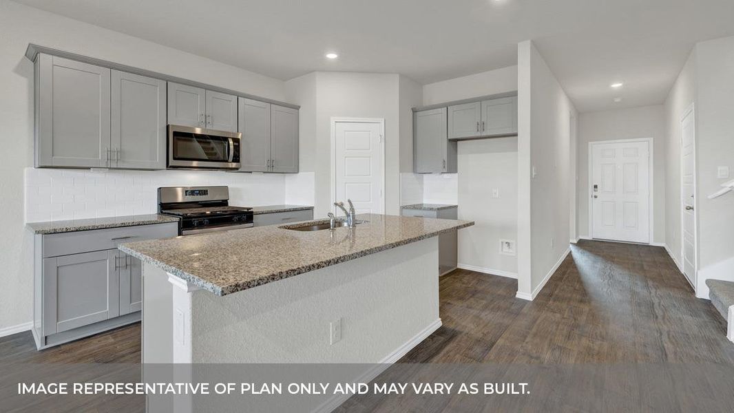 Furnished interior view inside a new home in Paramount, Kyle (Image 6).