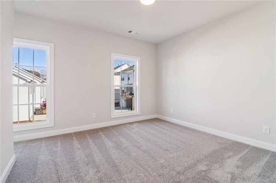 Spacious, unfurnished interior of a new home in Brackley Single Family, Cumming (Image 46). Spacious, unfurnished interior of a new home in Brackley Single Family, Cumming (Image 46).
