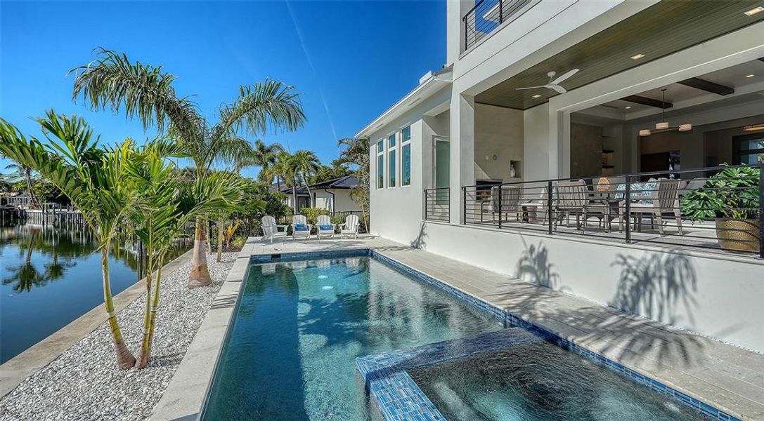Exterior details and patio area of a home in , Sarasota (Image 29).