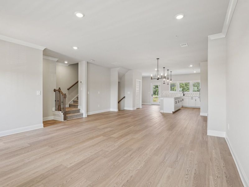 Spacious, unfurnished interior of a new home in Hemingway - Highland Series, Cumming (Image 12).