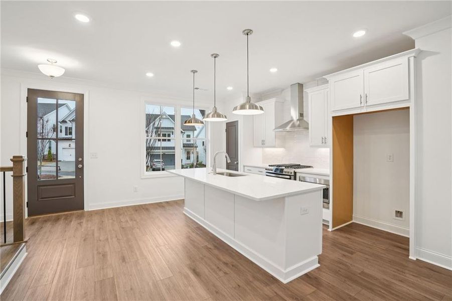 Furnished interior view inside a new home in , Cumming (Image 6).