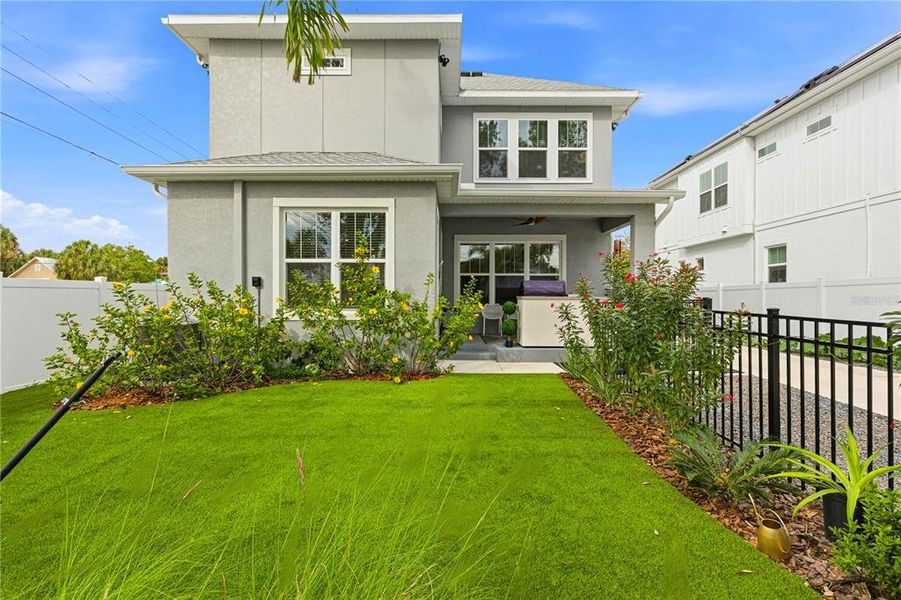 Exterior details and patio area of a home in , Tampa (Image 30). Exterior details and patio area of a home in , Tampa (Image 30).