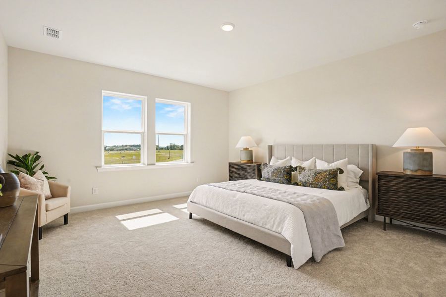 Representative furnished interior of a home built from the Sedona - Waterway by Ashton Woods in Blue Heron Retreat, Little River (Image 14).