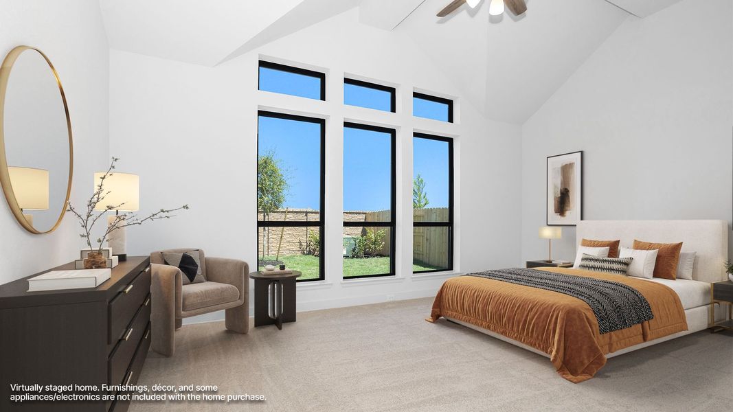 Furnished interior view inside a new home in Lakes of Cane Island, Katy (Image 5).