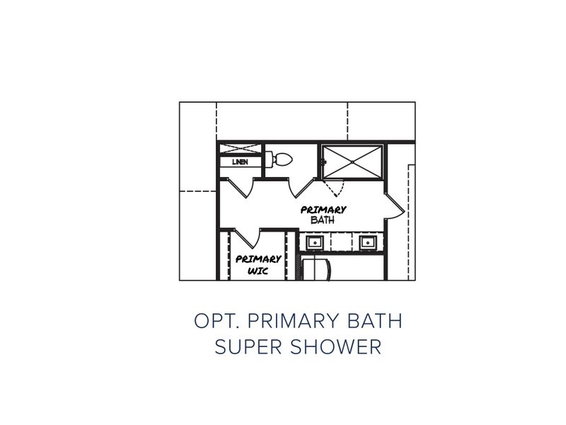 2D floor plan layout for the The Harcrest by My Home Communities in Sutton’s Landing, Statham, GA (Image 5).