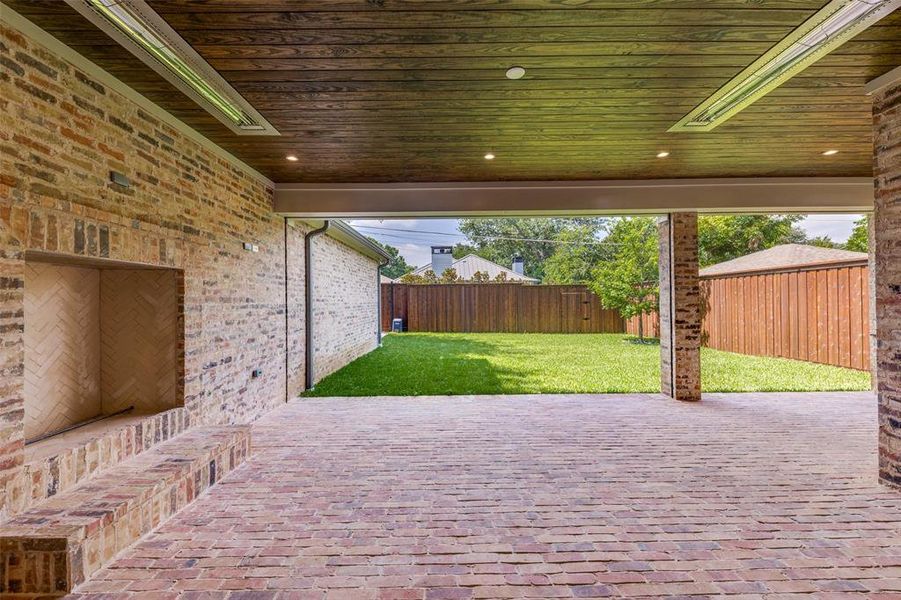 Exterior details and patio area of a home in , Dallas (Image 27). Exterior details and patio area of a home in , Dallas (Image 27).