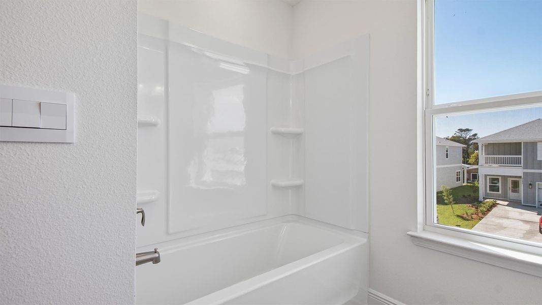 Furnished interior view inside a new home in Sanctuary Beach, Panama City Beach (Image 11).