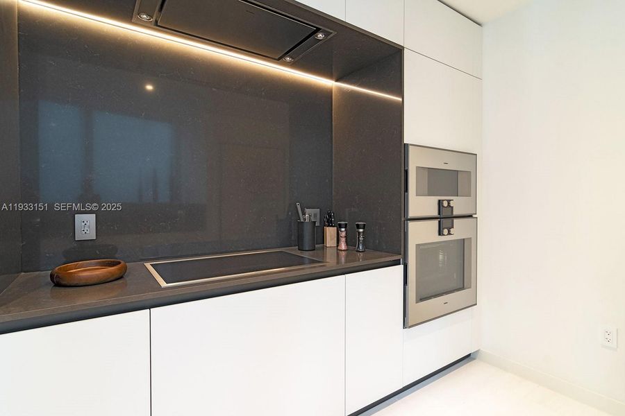 Furnished interior view inside a new home in Aston Martin Residences, Miami (Image 4).