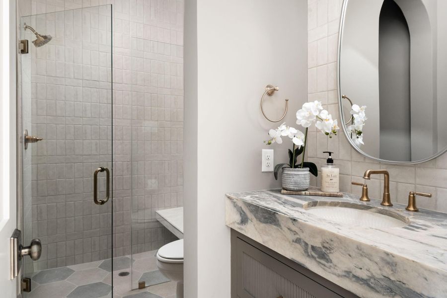 First floor bathroom with shower