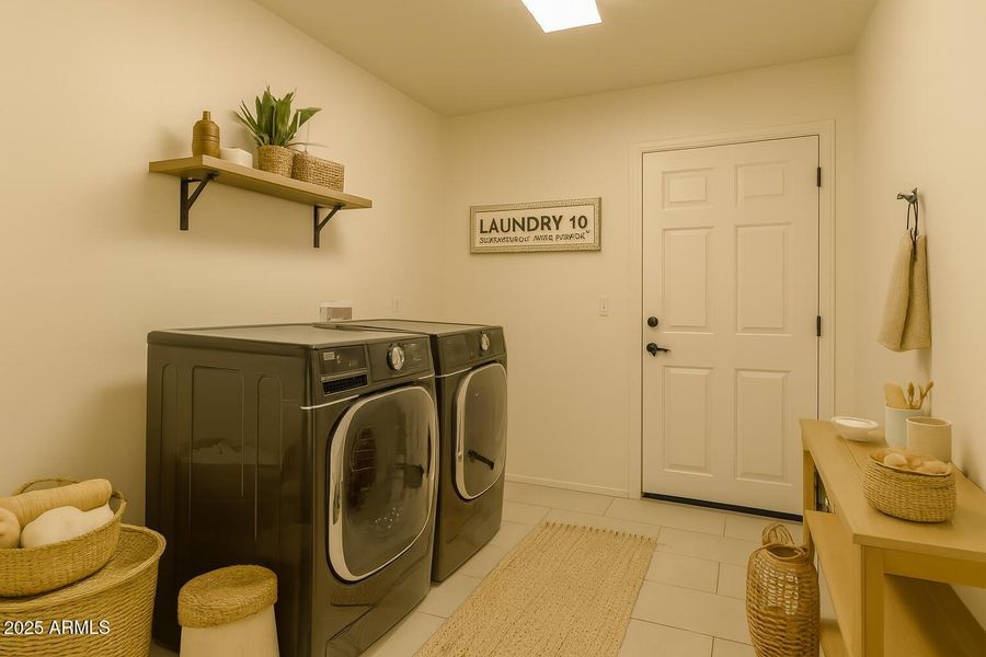 staged laundry room staged laundry room