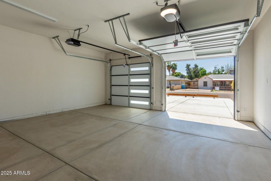 Upgraded Garage Doors