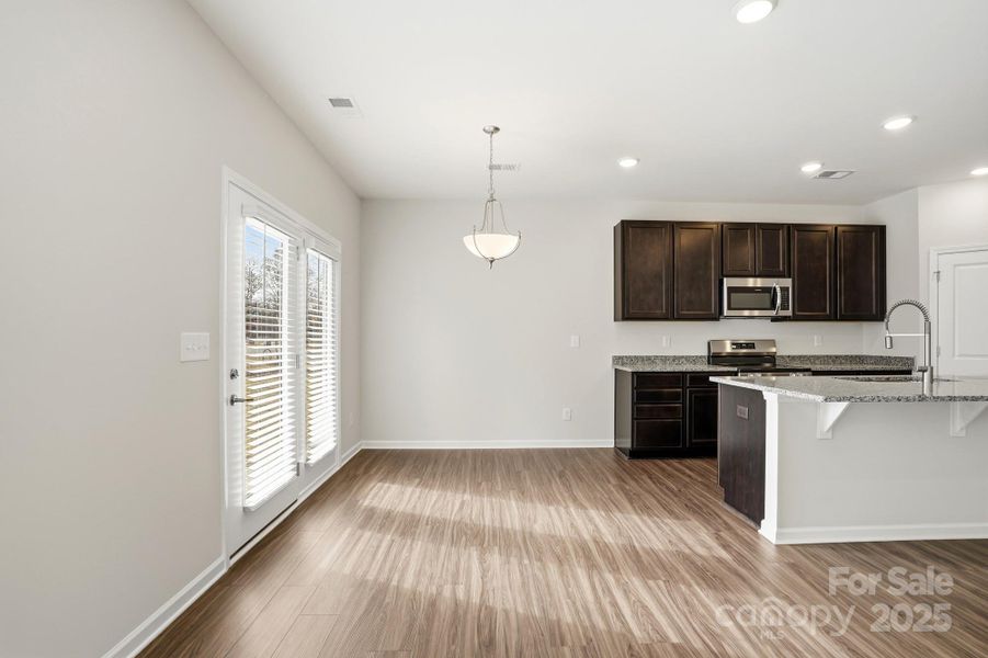 Furnished interior view inside a new home in Villas at Prestwick, Mooresville (Image 5).