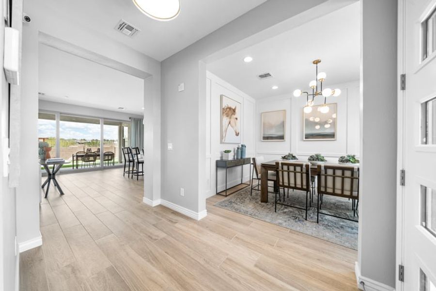 Representative furnished interior of a home built from the Sedona by Taylor Morrison in Ovation at Meridian 55+, Queen Creek (Image 5). Representative furnished interior of a home built from the Sedona by Taylor Morrison in Ovation at Meridian 55+, Queen Creek (Image 5).