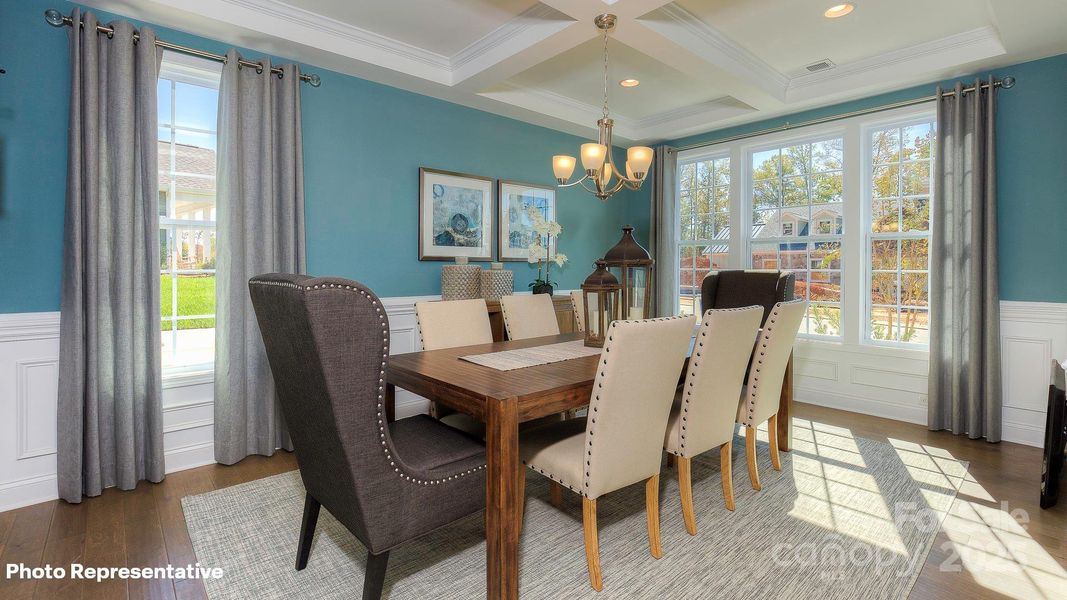 Furnished interior view inside a new home in Sylvan Creek, Denver (Image 10).